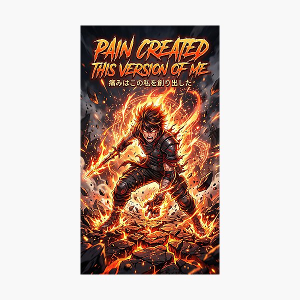 Item preview, Villain Arc Anime Quote – Dark Aesthetic Poster designed and sold by Sam-Artsy.