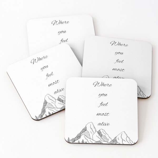 Item preview, Go Where You Feel Most Alive Minimalist Nature designed and sold by ArtBySimrat.