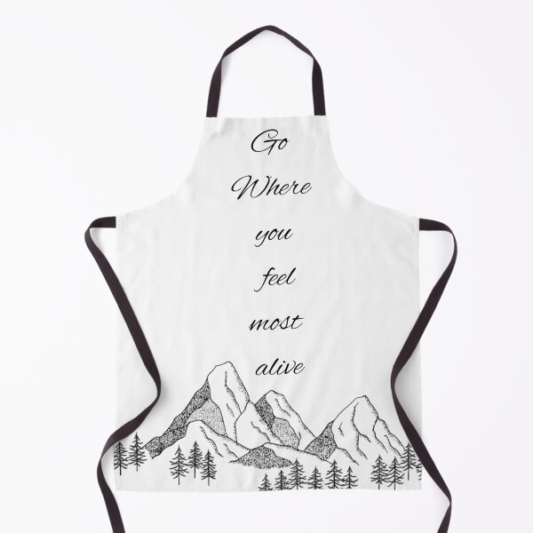 Item preview, Go Where You Feel Most Alive Minimalist Nature designed and sold by ArtBySimrat.