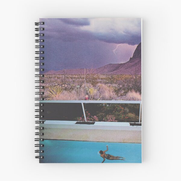 Item preview, cactus swim surreal collage vintage storm desert designed and sold by seventies.collages.