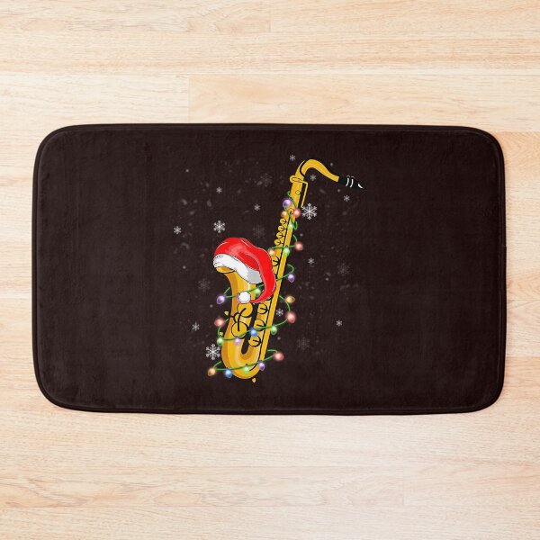 Item preview, Saxophone Music Lover Xmas Lights Santa Saxophone Christmas designed and sold by Black-Montana.
