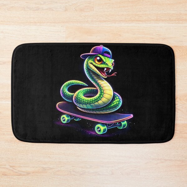 Item preview, Neon Skate Snake Cyberpunk Animal designed and sold by AuraloomAtelier.
