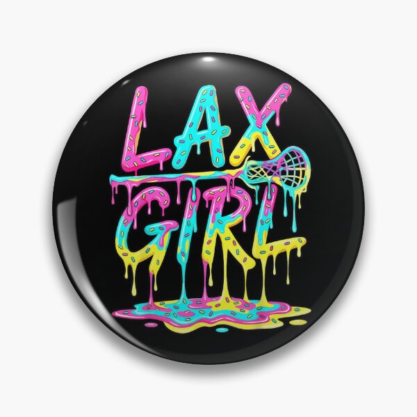 Item preview, Colorful Lax Girl Lacrosse Player Aesthetic Sweet Donut Dripping Sprinkles Graphic designed and sold by EricCotanori.