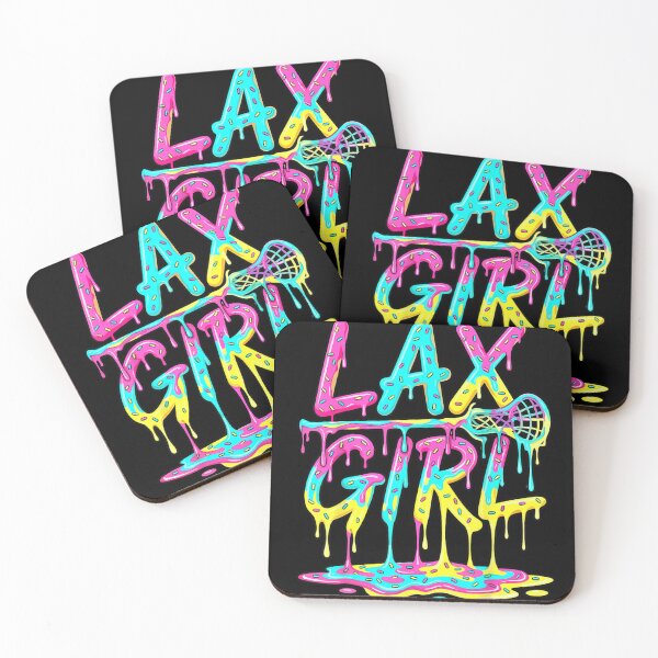 Item preview, Colorful Lax Girl Lacrosse Player Aesthetic Sweet Donut Dripping Sprinkles Graphic designed and sold by EricCotanori.