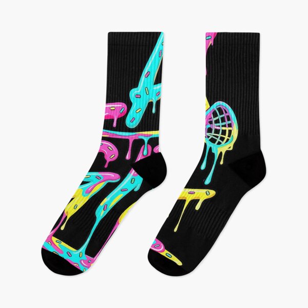 Item preview, Colorful Lax Girl Lacrosse Player Aesthetic Sweet Donut Dripping Sprinkles Graphic designed and sold by EricCotanori.