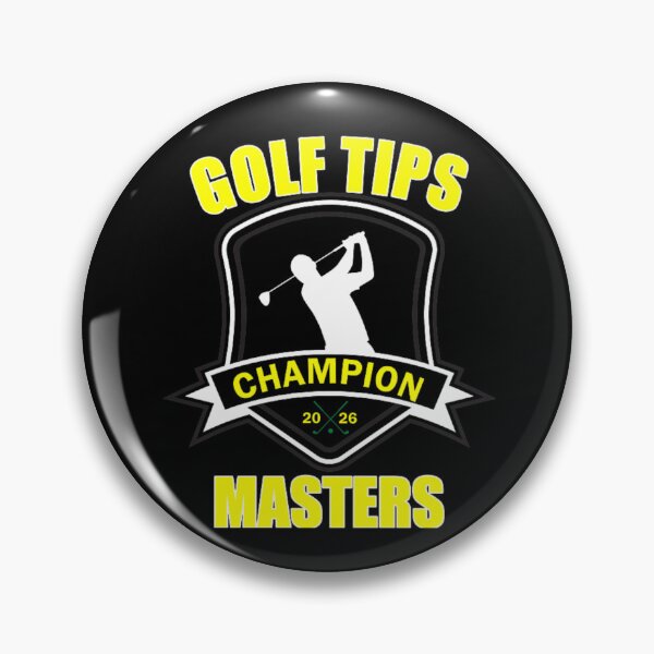 Item preview, Golf Tips Champion Masters 2026 Tournament Style Professional Golfer Sport Shield designed and sold by EricCotanori.
