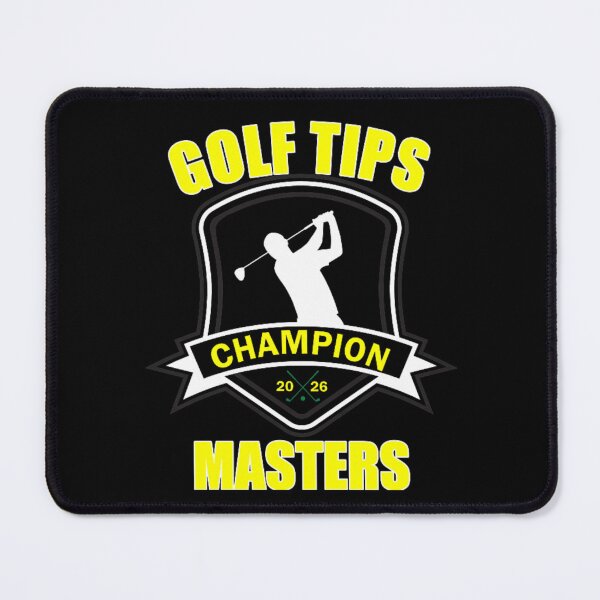 Item preview, Golf Tips Champion Masters 2026 Tournament Style Professional Golfer Sport Shield designed and sold by EricCotanori.