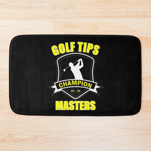 Item preview, Golf Tips Champion Masters 2026 Tournament Style Professional Golfer Sport Shield designed and sold by EricCotanori.