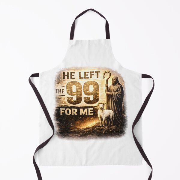 Item preview, Christian T-Shirt He Left the 99 for Me – Psalm 23 Jesus Shepherd Faith Gift and sticker designed and sold by Billium Halder.