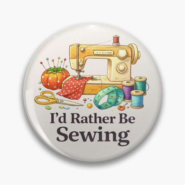 Item preview, I'd Rather Be Sewing - Craft Design designed and sold by Myra365Art.