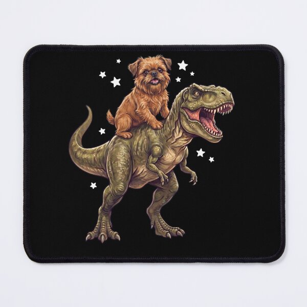 Item preview, Funny Brussels Griffon Riding T Rex Dinosaur Dog Lover designed and sold by TerryConnells.