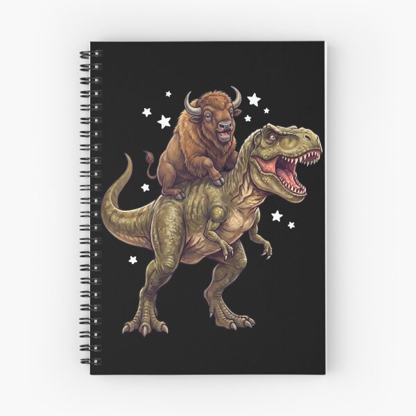 Item preview, Funny Buffalo Riding T Rex Dinosaur Animal Lover designed and sold by TerryConnells.