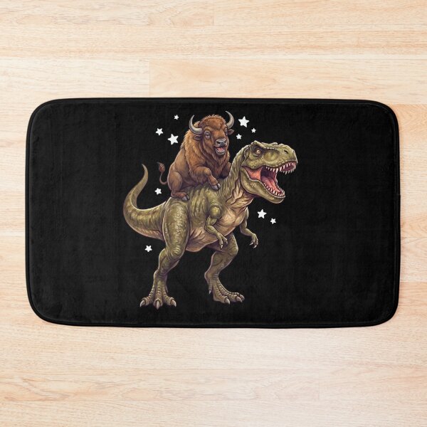 Item preview, Funny Buffalo Riding T Rex Dinosaur Animal Lover designed and sold by TerryConnells.