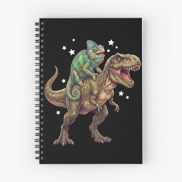 Item preview, Funny Chameleon Riding T Rex Dinosaur Animal Lover designed and sold by TerryConnells.