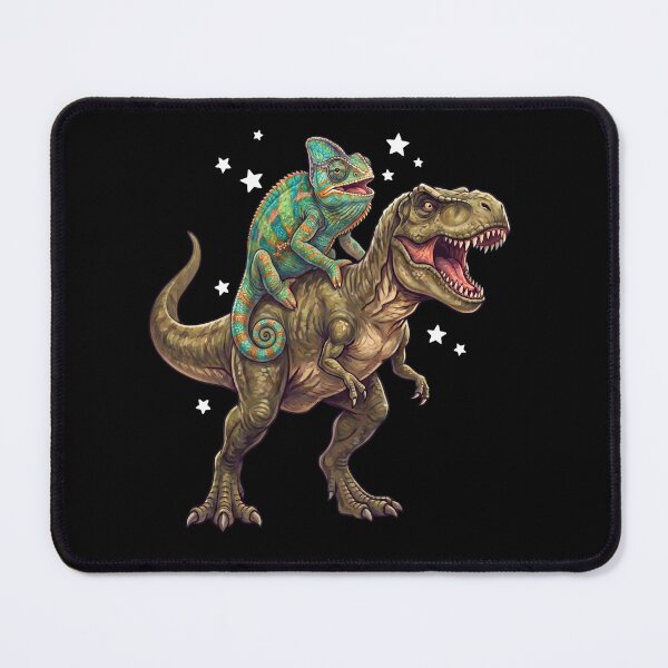 Item preview, Funny Chameleon Riding T Rex Dinosaur Animal Lover designed and sold by TerryConnells.