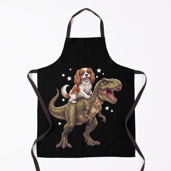 Item preview, Funny Cavalier King Charles Spaniel Riding T Rex Dinosaur Dog Lover designed and sold by TerryConnells.