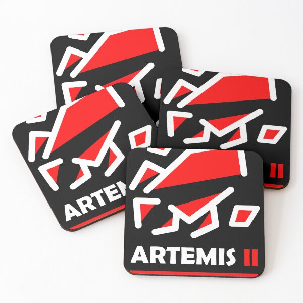 Item preview, Artemis II Tribute Vector Art with Geometric Precision designed and sold by The Nomadic Designs.