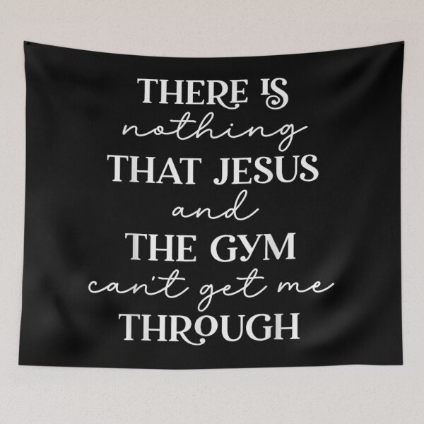 Item preview, No hay nada que Jesús y el gimnasio no puedan hacerme superar. designed and sold by EricCotanori.