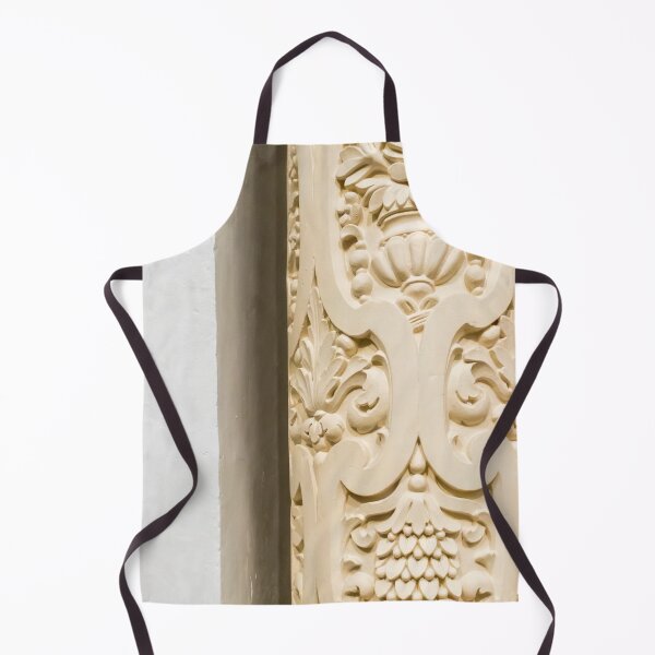 Item preview, Ornate Plaster Carved Column Detail With Floral Motifs and Decorative Architectural Relief designed and sold by Nmallia.
