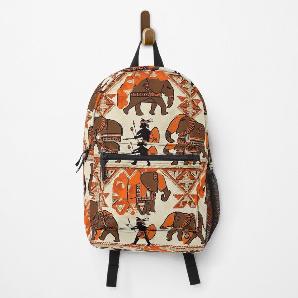 Item preview, Zulu Warriors & Elephants Tribal Pattern designed and sold by mittie101.