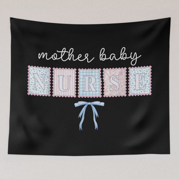 Item preview, Mother Baby Nurse Labor And Delivery Postpartum Nursing Floral Postage Stamp designed and sold by EricCotanori.