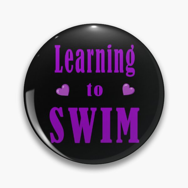 Item preview, Learning To SWIM - Purple Heart Kpop Aesthetic  designed and sold by Tokraz-art.