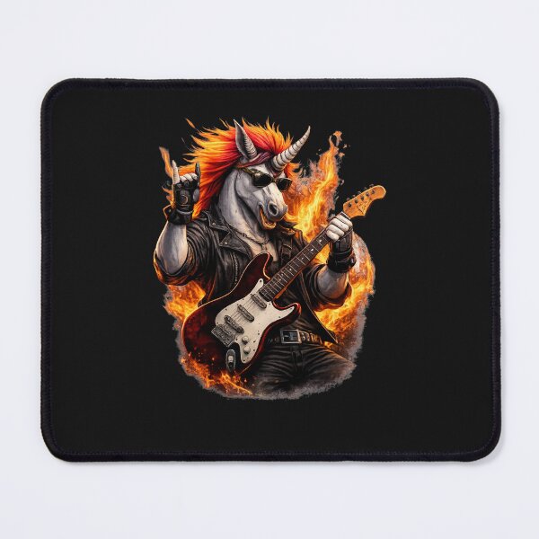 Item preview, Rockstar Unicorn Guitar – Funny Rock Music Unicorn designed and sold by unglaublichGut.