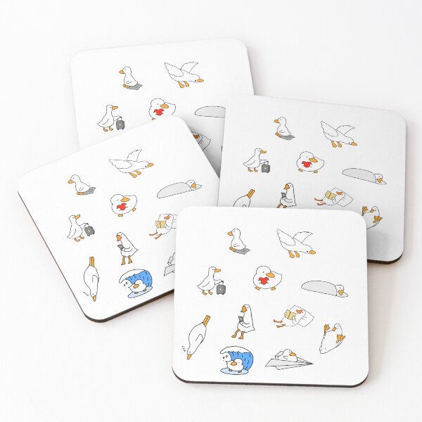 Item preview, cute ducks stickers pack – Funny Doodle Collection designed and sold by Monday Duck.