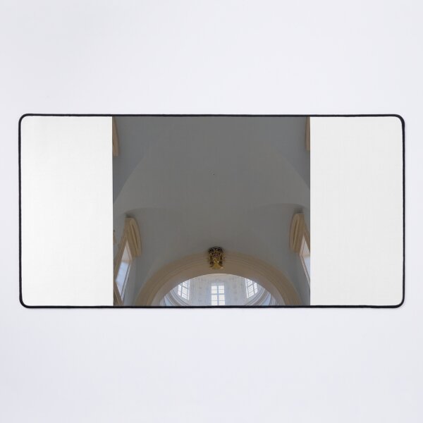 Item preview, Elegant Church Interior With Ornate Dome Ceiling And Arched Windows, Classic Architectural Details designed and sold by Nmallia.