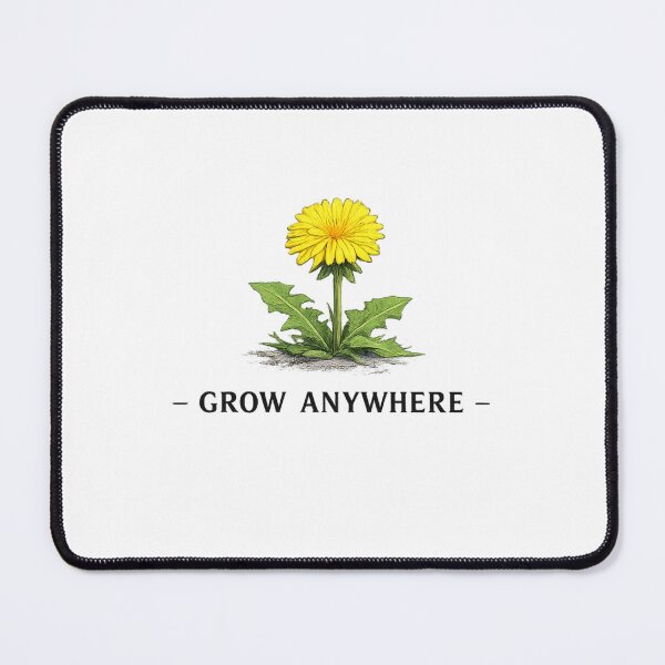 Item preview, GROW ANYWHERE – Dandelion Flower Growth Design designed and sold by IrynaLineArt.