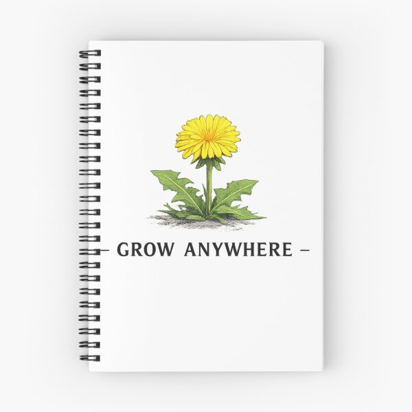 Item preview, GROW ANYWHERE – Dandelion Flower Growth Design designed and sold by IrynaLineArt.