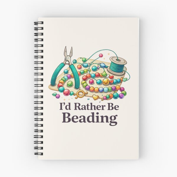 Item preview, I'd Rather Be Beading - Jewelry Making Craft Design designed and sold by Myra365Art.