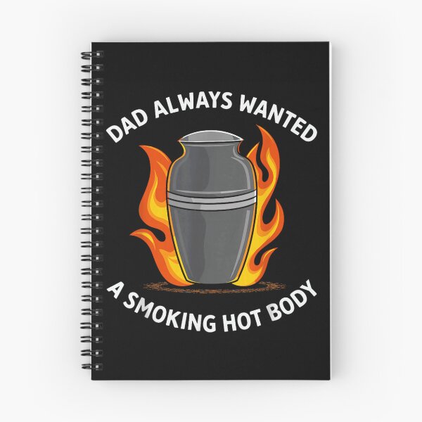 Item preview, Dad Always Wanted A Smoking Hot Body Funny Cremation Urn Dark Humor designed and sold by LakenDraphil.