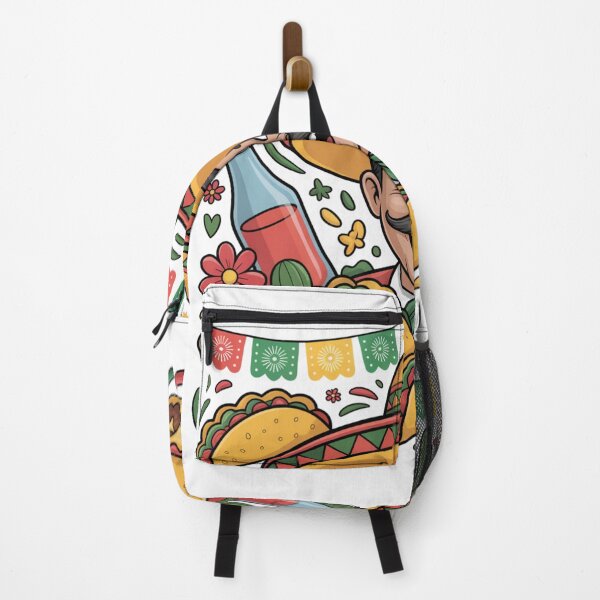 Item preview, Funny Mexican Fiesta Food Lover Sombrero Tacos Burger Cinco de Mayo Design designed and sold by Designgallery65.