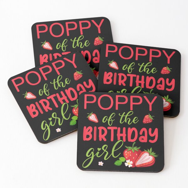 Item preview, Poppy Of The Birthday Girl Strawberry Theme Family Matching Birthday Party Outfit designed and sold by LakenDraphil.