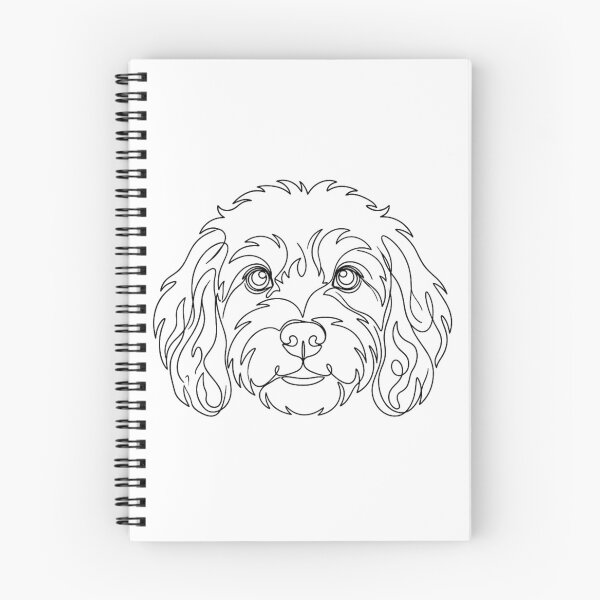 Item preview, Doodle Noodle: Minimalist Cavoodle designed and sold by Chandtees.