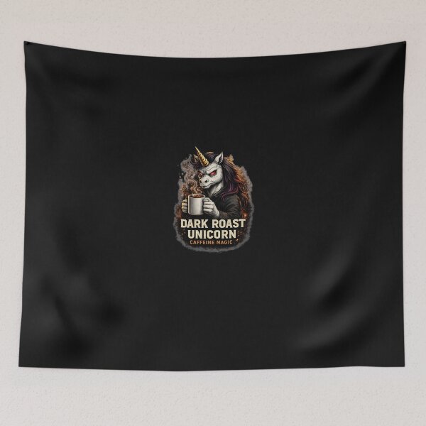 Item preview, Dark Roast Unicorn – Caffeine Magic designed and sold by unglaublichGut.