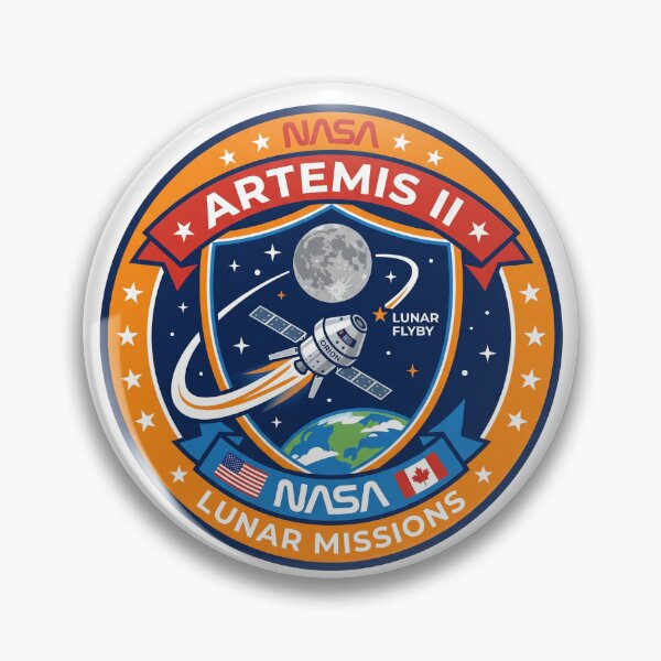 Item preview, Artemis II Lunar Flyby Mission Patch designed and sold by journeyengine.