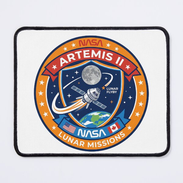 Item preview, Artemis II Lunar Flyby Mission Patch designed and sold by journeyengine.