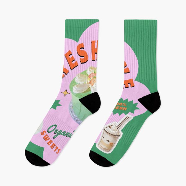 Item preview, Cute Organic Matcha Cake Bakery Sticker Aesthetic designed and sold by MuseAI.