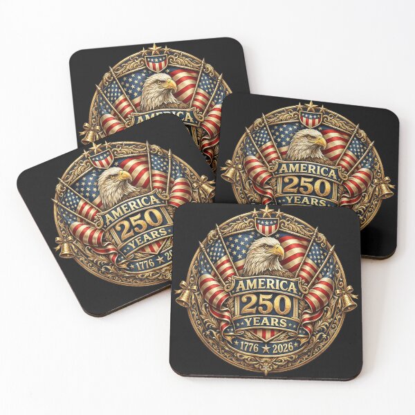Item preview, America 250th Anniversary Semiquincentennial 1776-2026 Patriotic Bald Eagle United States designed and sold by RuperDelois.