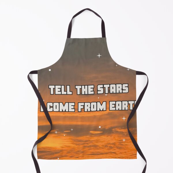 Item preview, Tell The Stars I Come From Earth Quote Sunset Aesthetic designed and sold by MuseAI.
