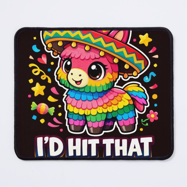 Item preview, Funny Cinco De Mayo Llama Piñata I’d Hit That Cute Fiesta Cartoon Design designed and sold by Designgallery65.