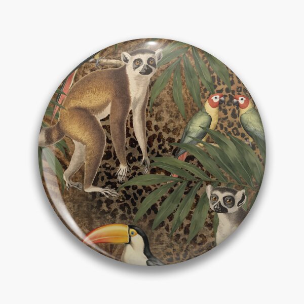 Item preview, Tropical Monkey Jungle Vintage Vibes  designed and sold by artsandsoul.