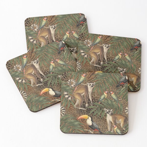 Item preview, Tropical Monkey Jungle Vintage Vibes  designed and sold by artsandsoul.