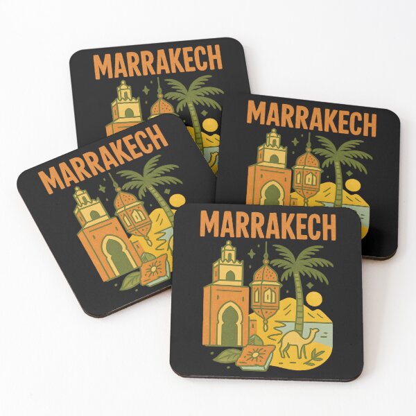 Item preview, Vintage Marrakech Morocco Travel Art designed and sold by Suzy Perez Art.