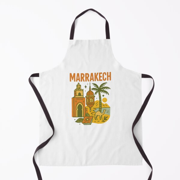 Item preview, Vintage Marrakech Morocco Travel Art designed and sold by Suzy Perez Art.