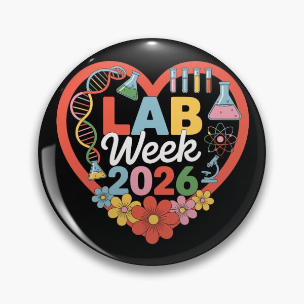 Item preview, Medical Laboratory Professionals Week 2026 Lab Week Science Tech Floral Heart designed and sold by RuperDelois.