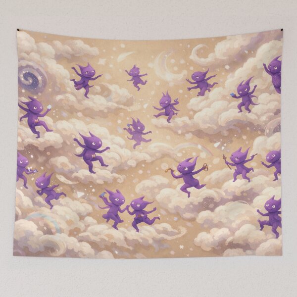 Item preview, Dancing beings in the celestial light designed and sold by Sigtrix.