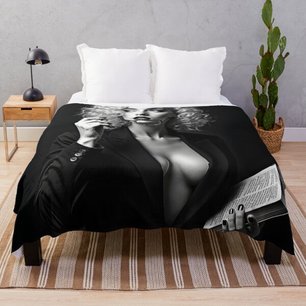 Item preview, Monochrome Muse – Elegant Woman with Book & Glasses designed and sold by Huskyyy Designs.